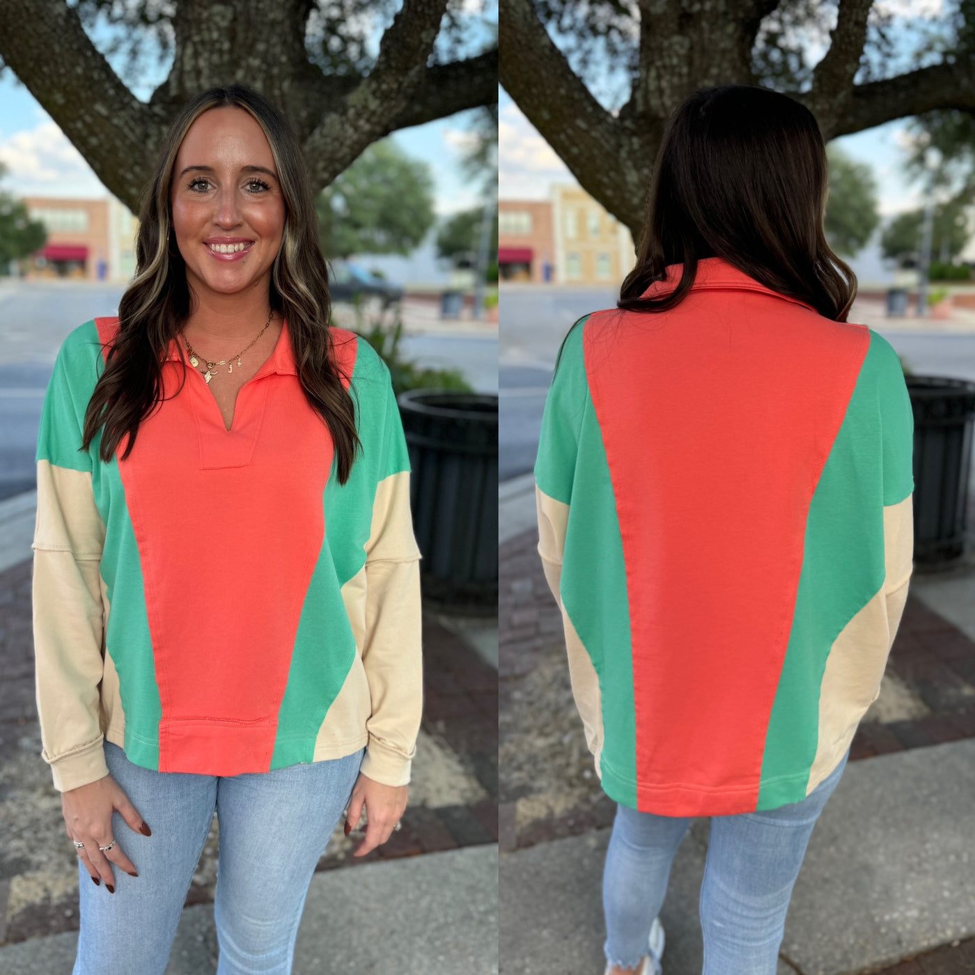 Colorblock Tunic