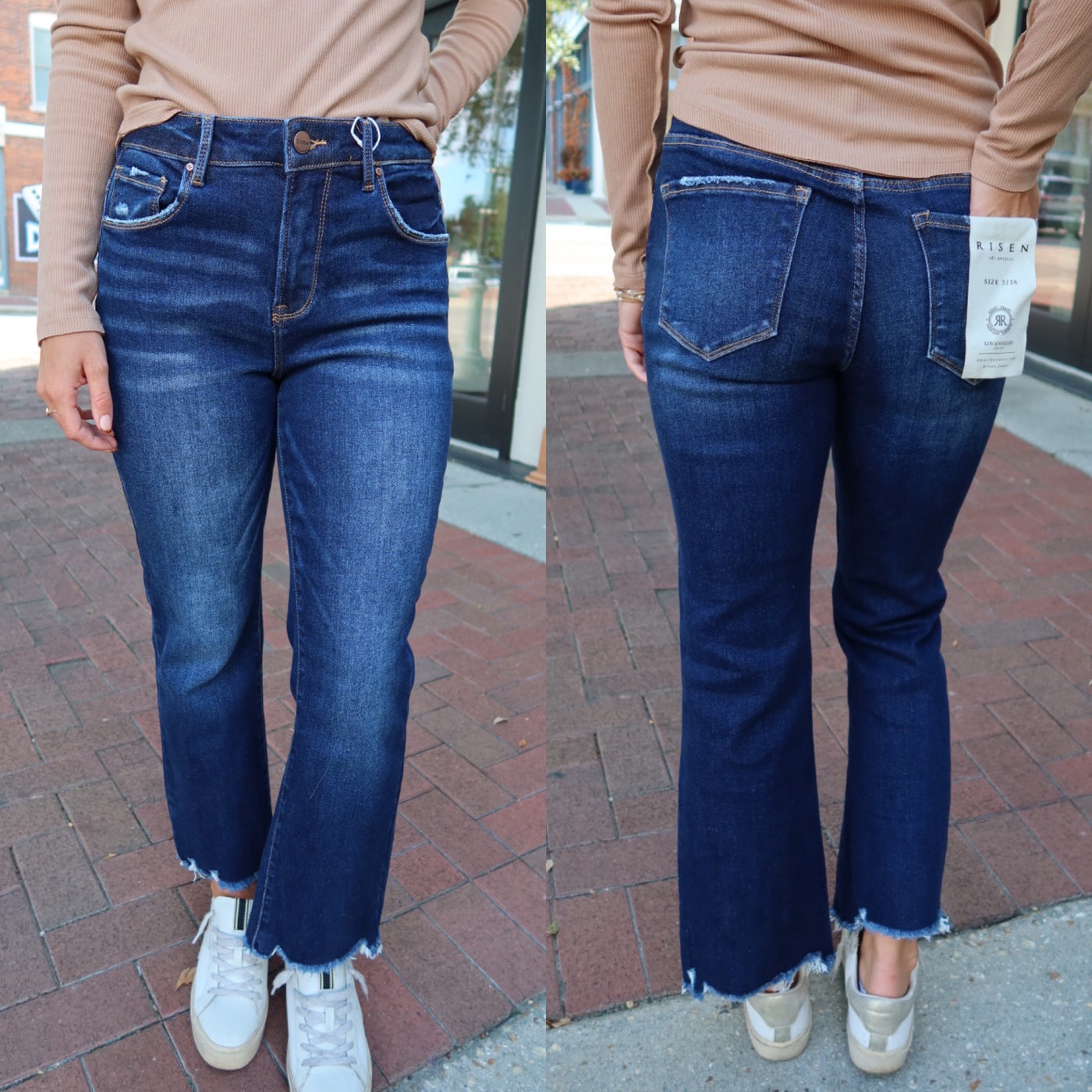 High Rise Slim Straight Jean