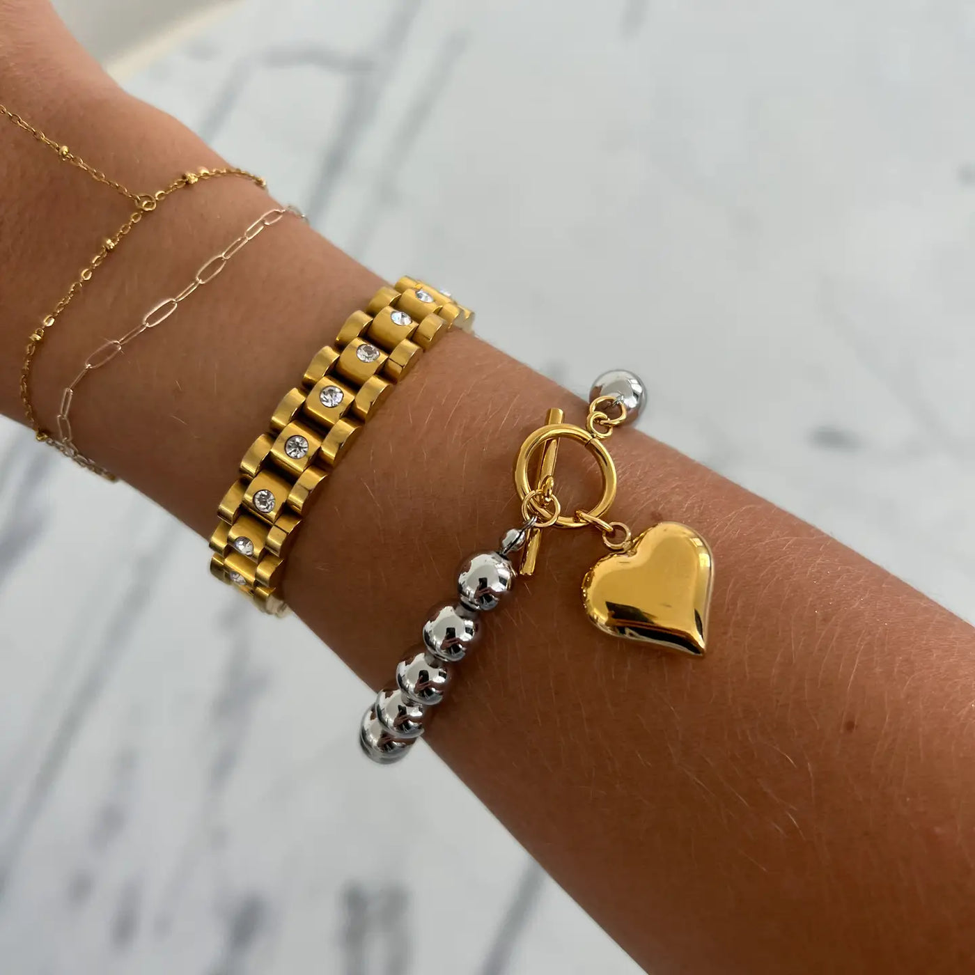 Glam Heart Bracelet