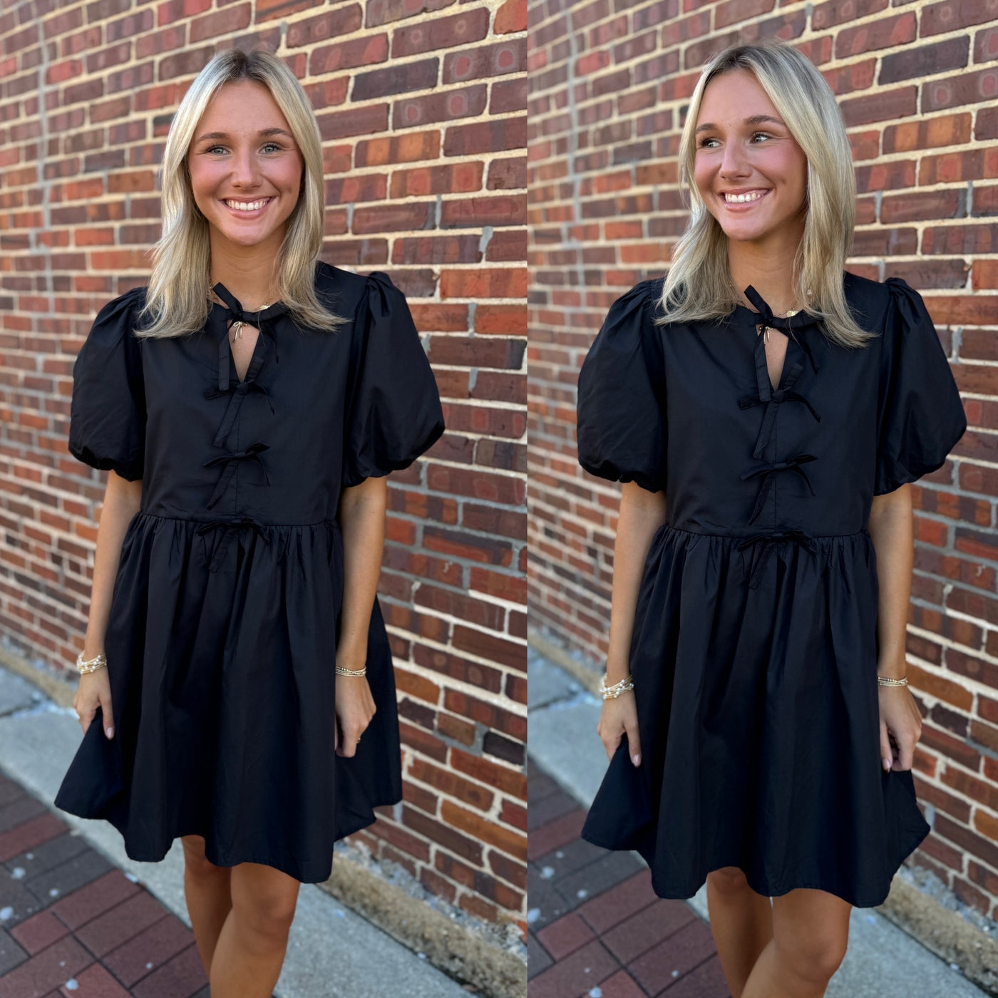 Black Bow Dress