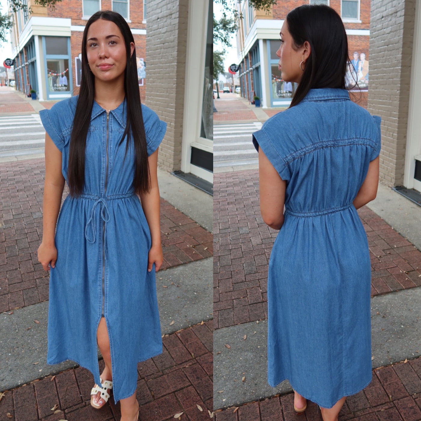 Love Somebody Denim Midi