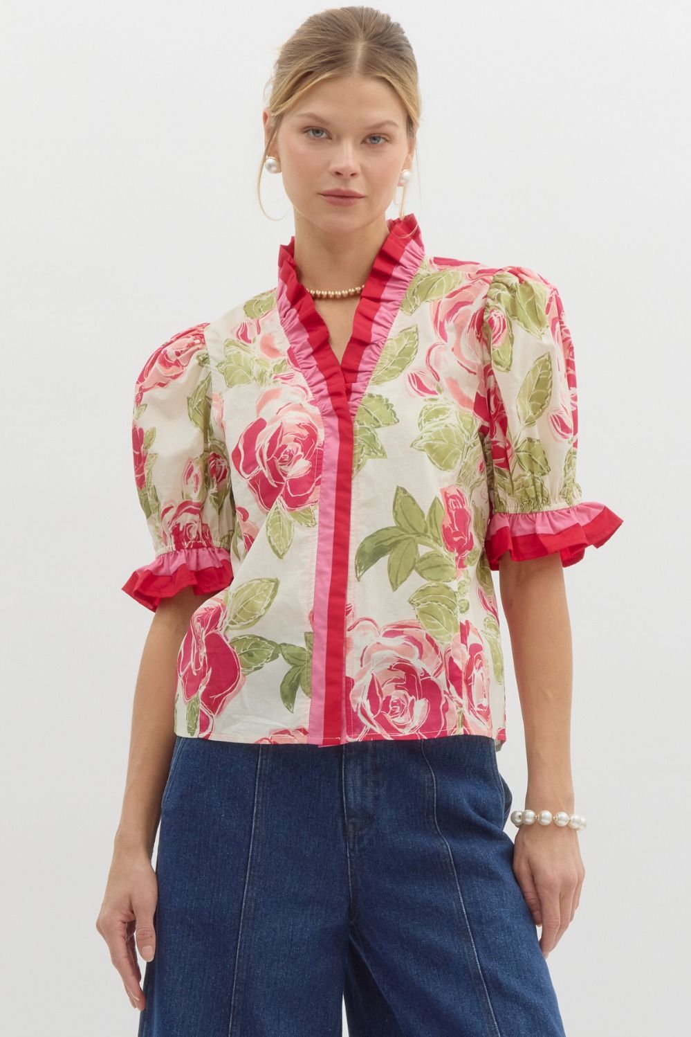 All Your'n Floral Blouse