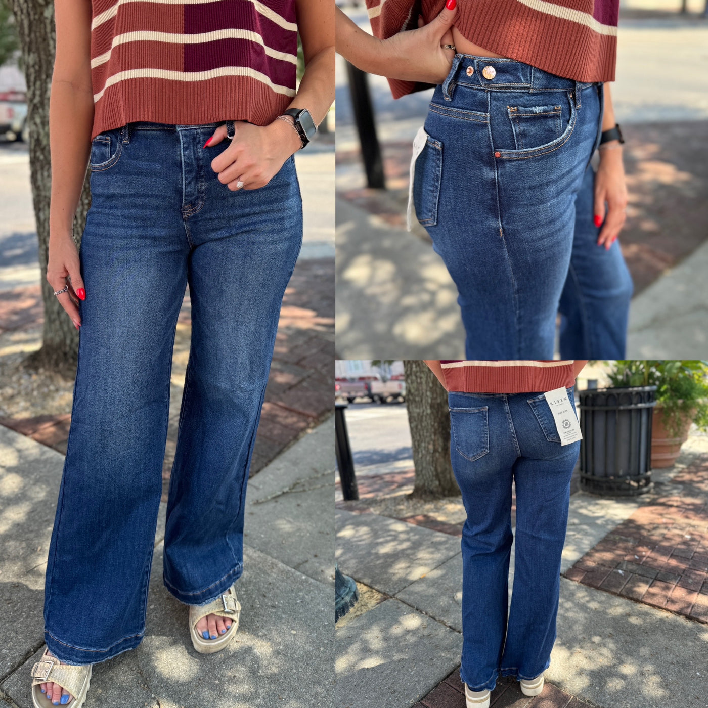 Tummy Control Wide Leg Jean