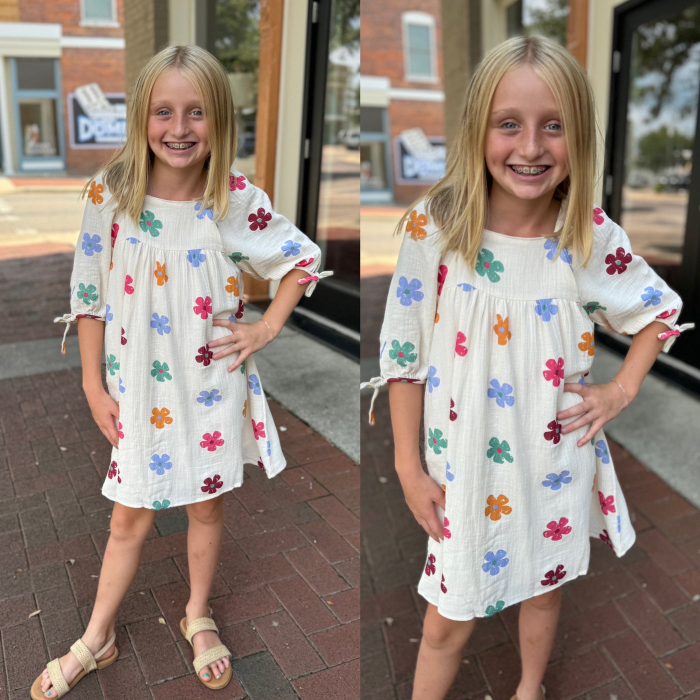 Girls Flower Garden Dress