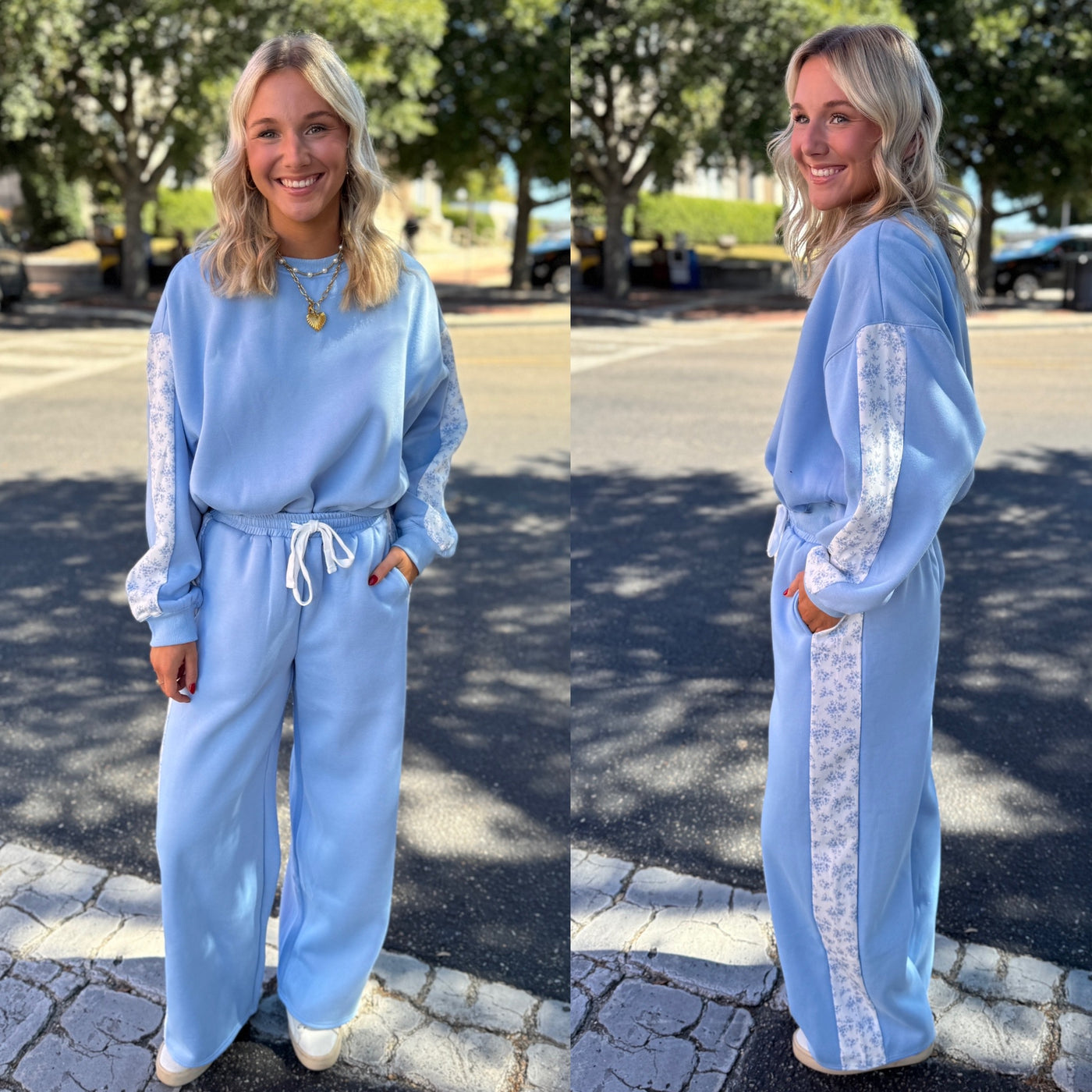 Powder Blue Jogger Set