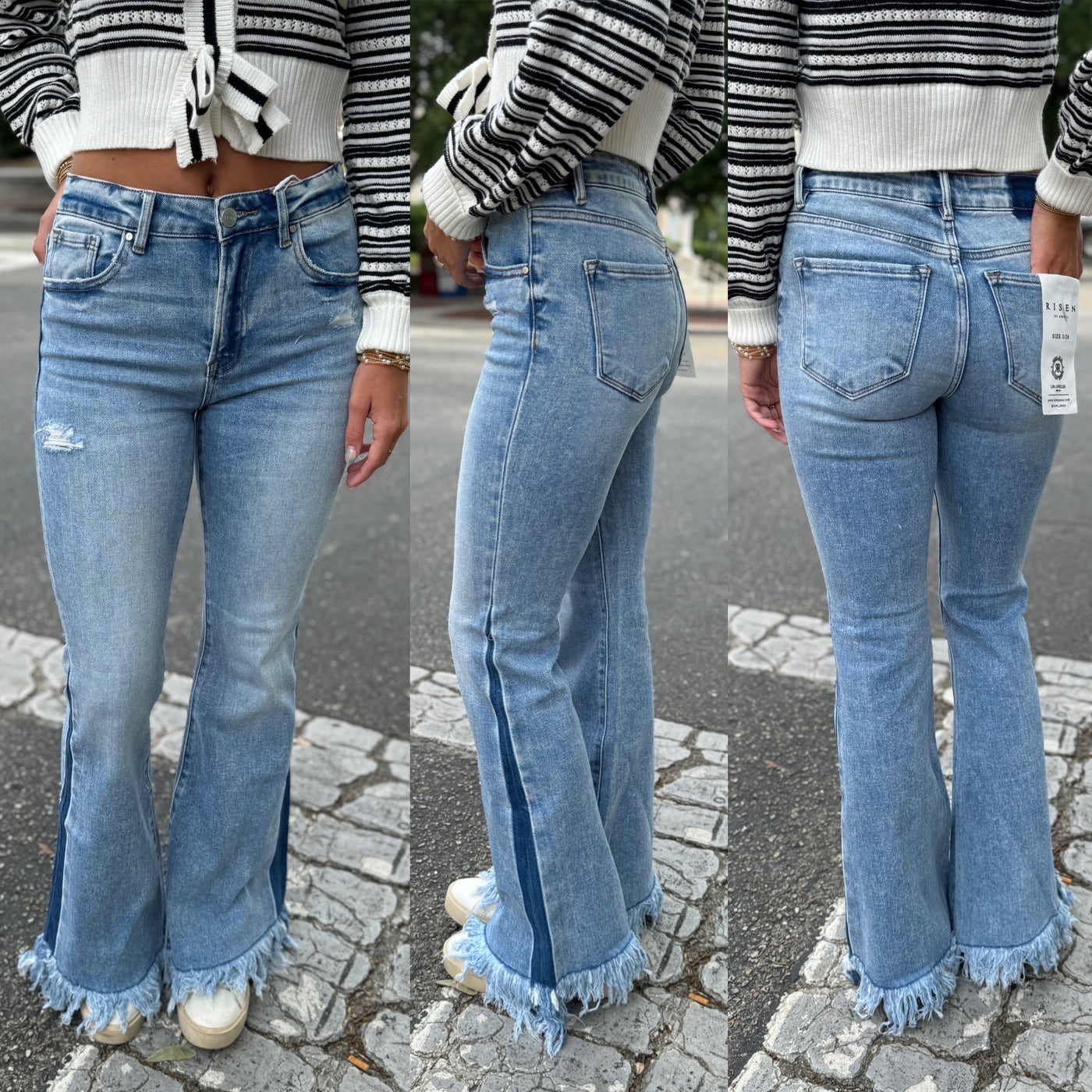 Light Mid Rise Flare Jean