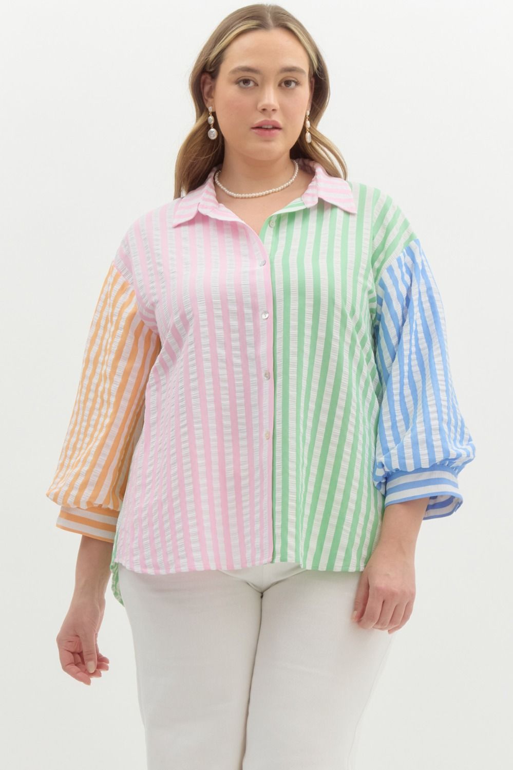 Pastel Stripes Blouse